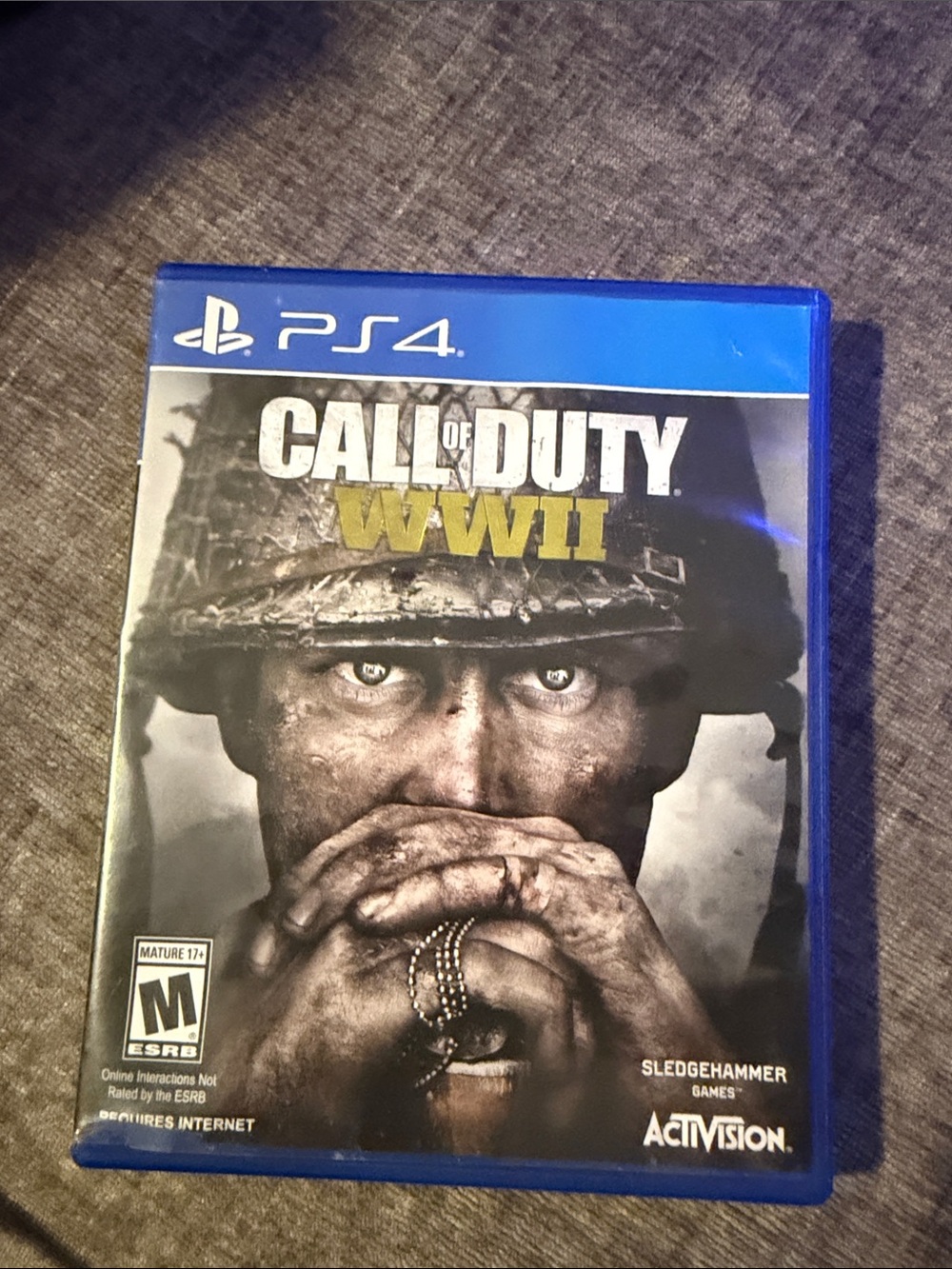 PlayStation 4 Call of Duty: WWII - Blue Case